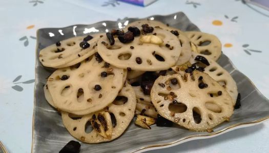 Stir lotus root