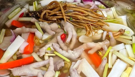 Angelica pickled pepper chicken feet that can be stalled in situ (children can also eat)