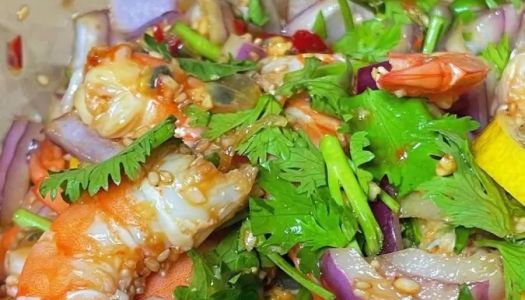 Hot and sour shrimp (super fast speedy version)