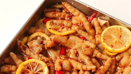 It's so delicious that it's out on the spot|Lemon sour and spicy boneless chicken feet