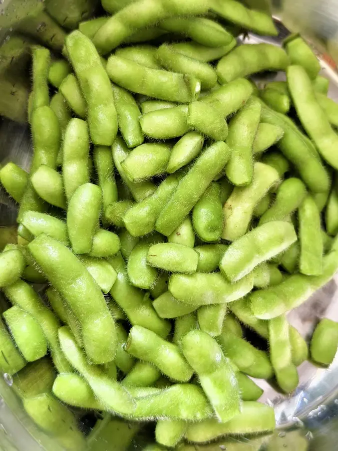 Edamame salad step 0