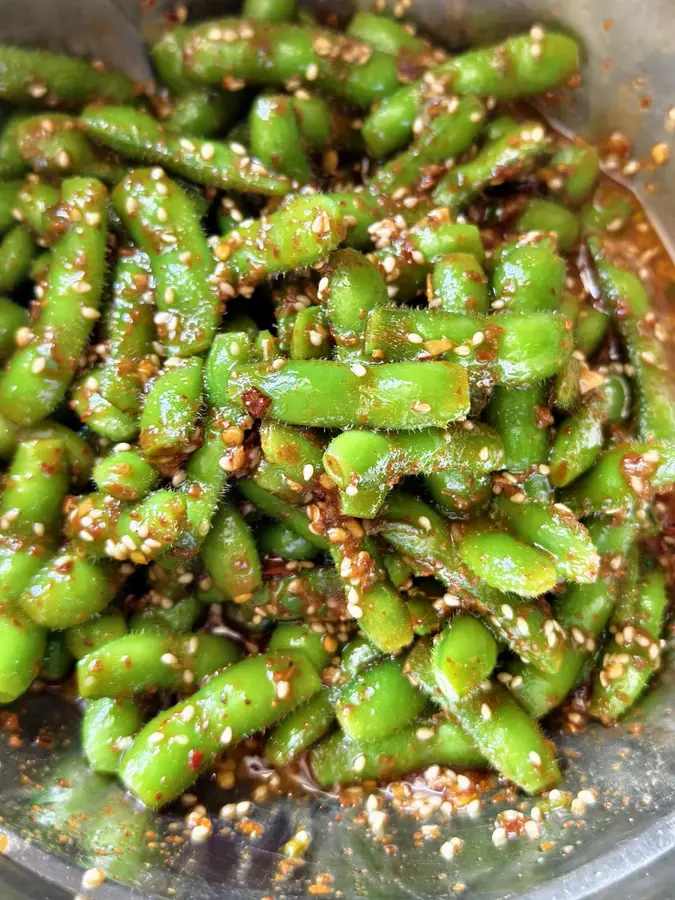 Edamame salad step 0