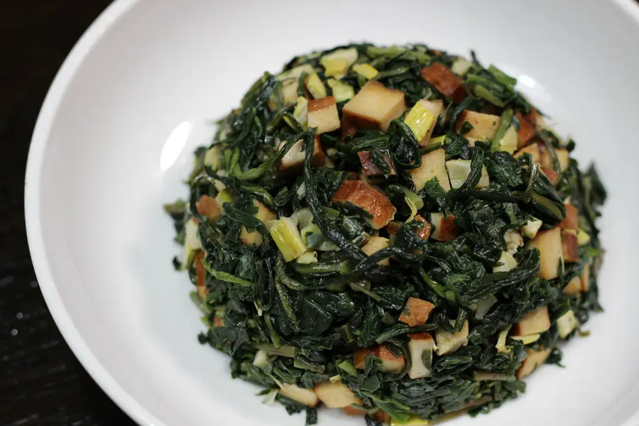 【Ningbo Local Cuisine】Cold vegetables, dried tofu, diced bamboo shoots, diced marantou, spring wild vegetables