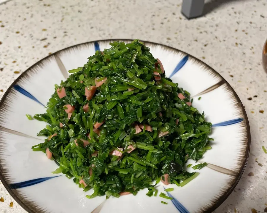 Coriander salad step 0