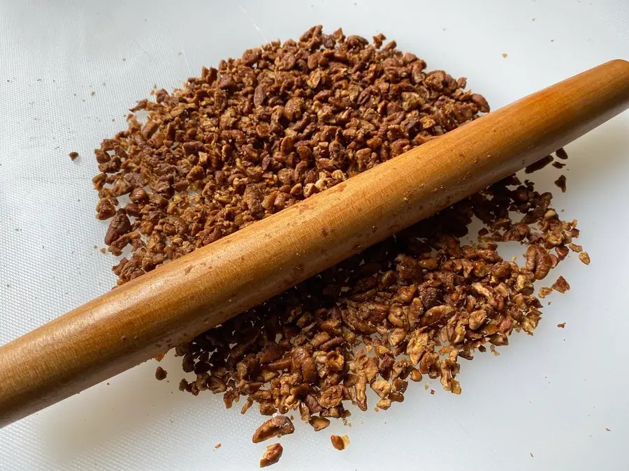 Mooncake filling that beginners can make: sesame small walnut filling step 0