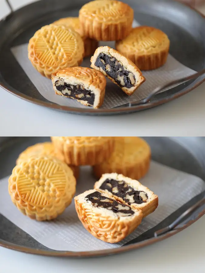 Zero difficulty, novice-friendly, old-taste egg moon baked moon cakes