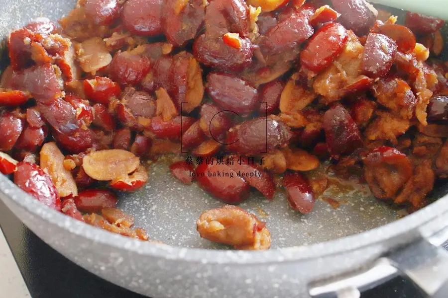 Walnut and jujube paste filling|All-purpose moon cake filling step 0