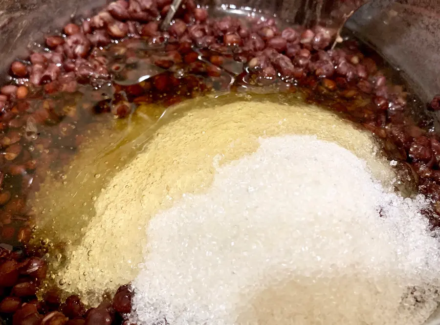 Red bean paste filling [suitable for moon cakes, egg yolk crisp filling] step 0