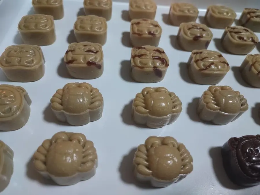 The super hot  mini moon cake has one success and zero failure step 0