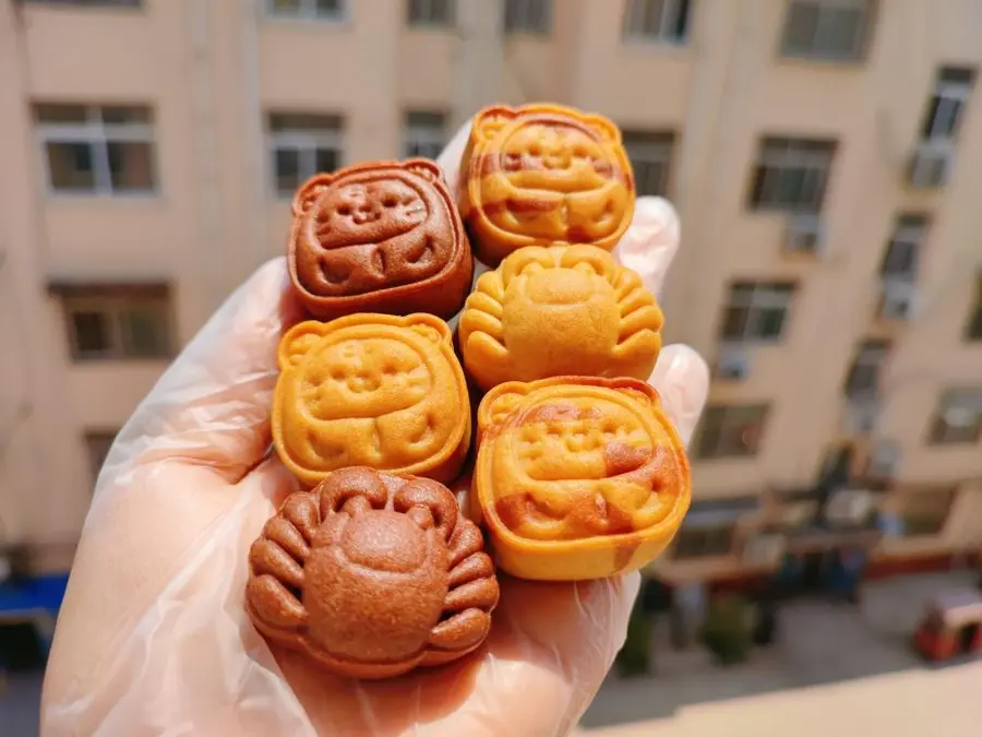 The super hot  mini moon cake has one success and zero failure step 0