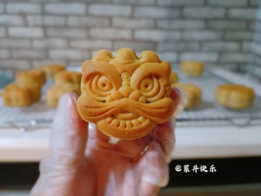 Cantonese moon cake - black sesame Raisa (nanny level tutorial) step 0