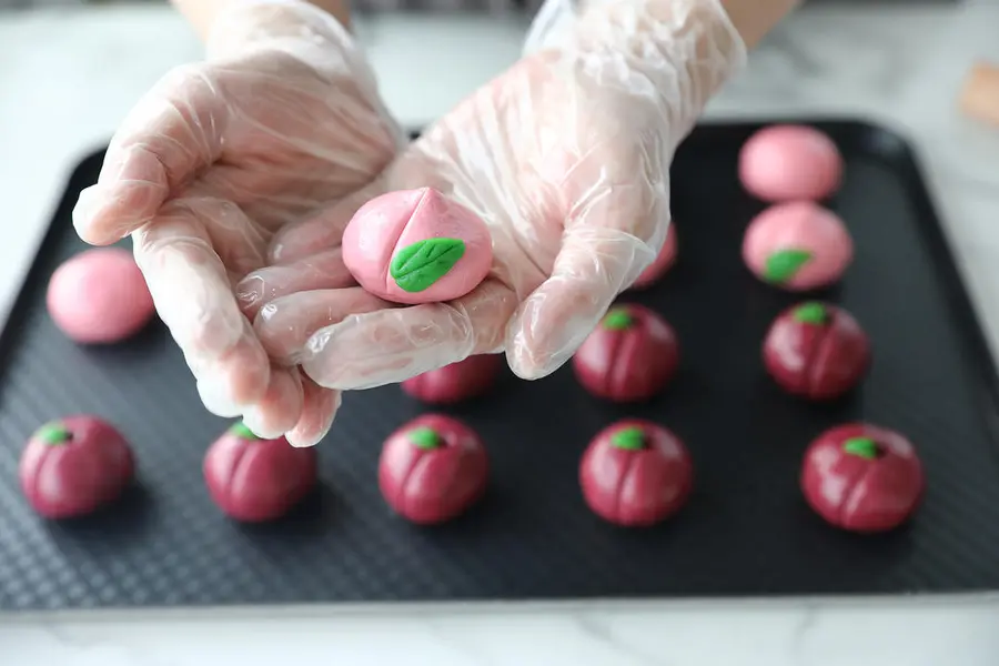 The tutorial is here, and this year's hottest palace moon cakes are full of peach plums all over the world~ step 0