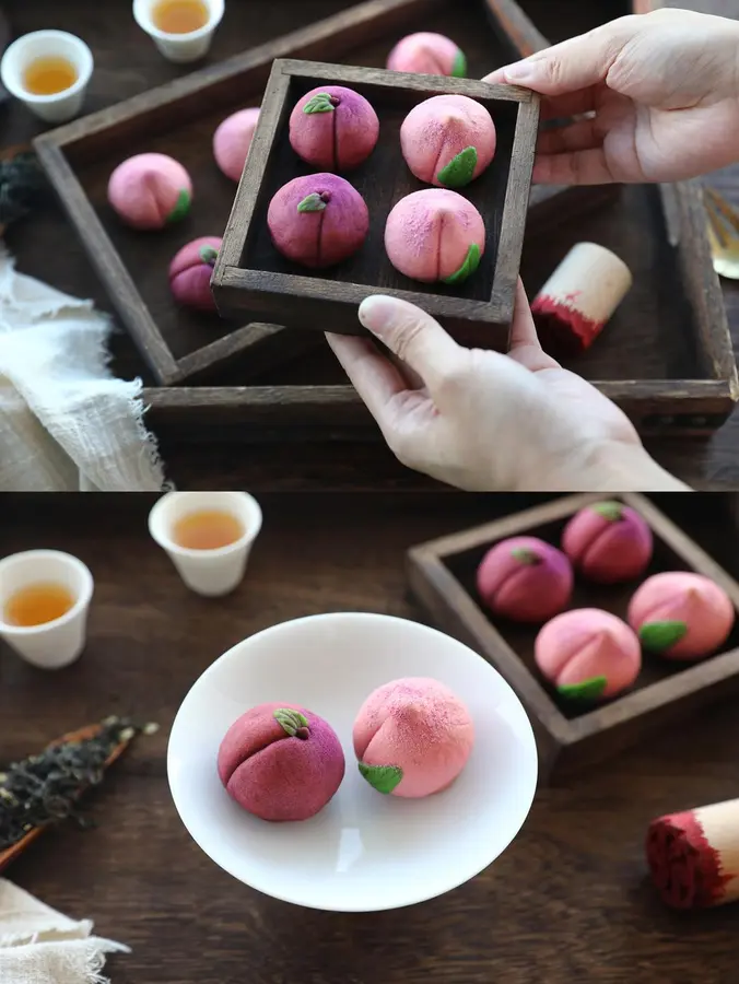 The tutorial is here, and this year's hottest palace moon cakes are full of peach plums all over the world~