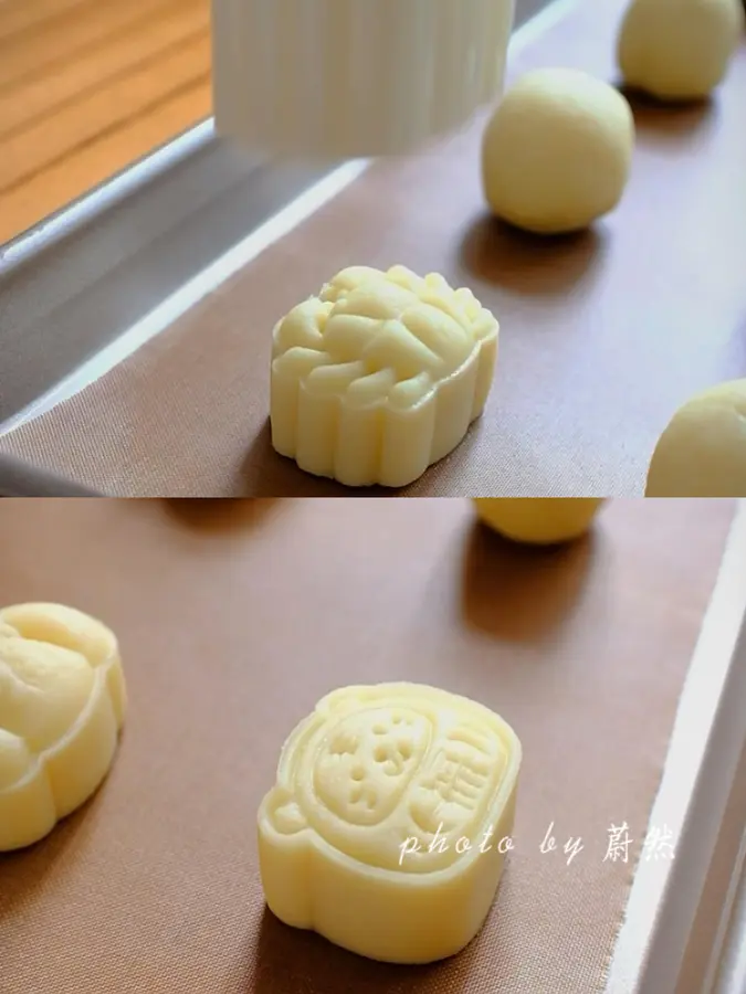 Puff pastry mooncakes|no water and no sugar syrup step 0