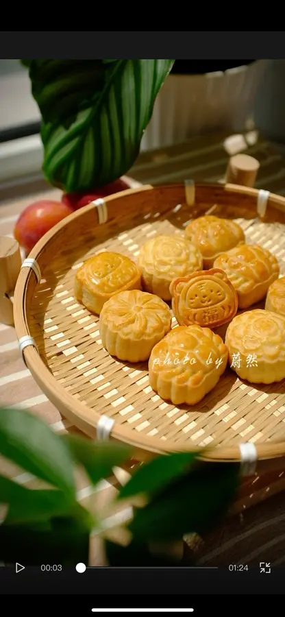 Puff pastry mooncakes|no water and no sugar syrup