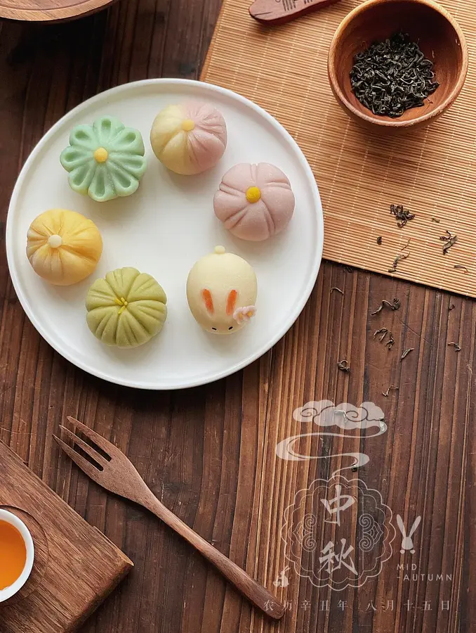 Learn it all at once! !️ mold-free !️ and fruit mooncakes