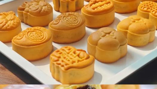 Black sesame walnut mooncake, with filling recipe included, nanny-level tutorial.