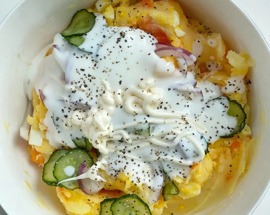 Healthy breakfast  | Japanese style mashed potato salad  step 0