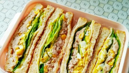 Egg Tuna Sandwich [Fitness Eatable]