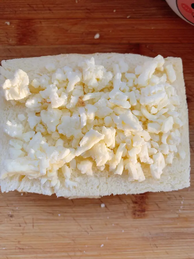 Cheese corn sandwich step 0