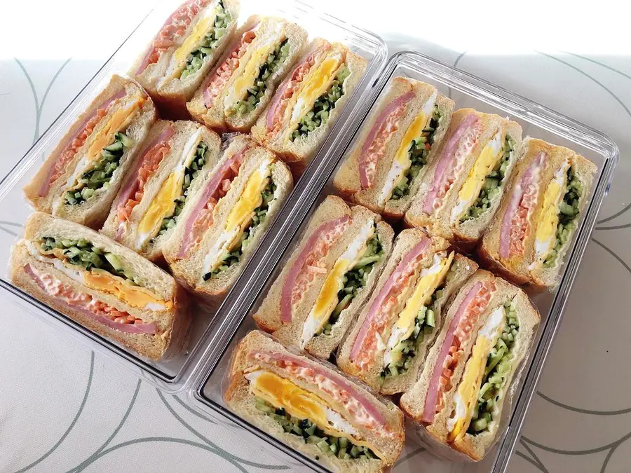 Vegetable sandwiches