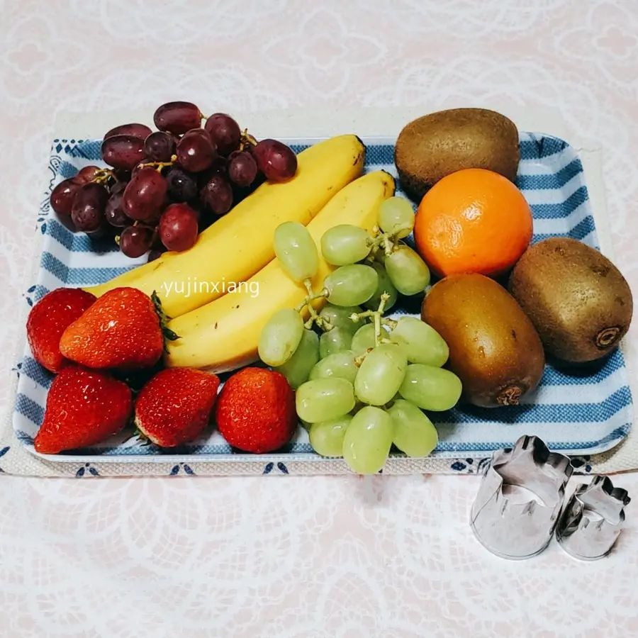  Japanese Flower Fruit Sandwich (Flowers Bloom Richly!) Keep the spring).  step 0