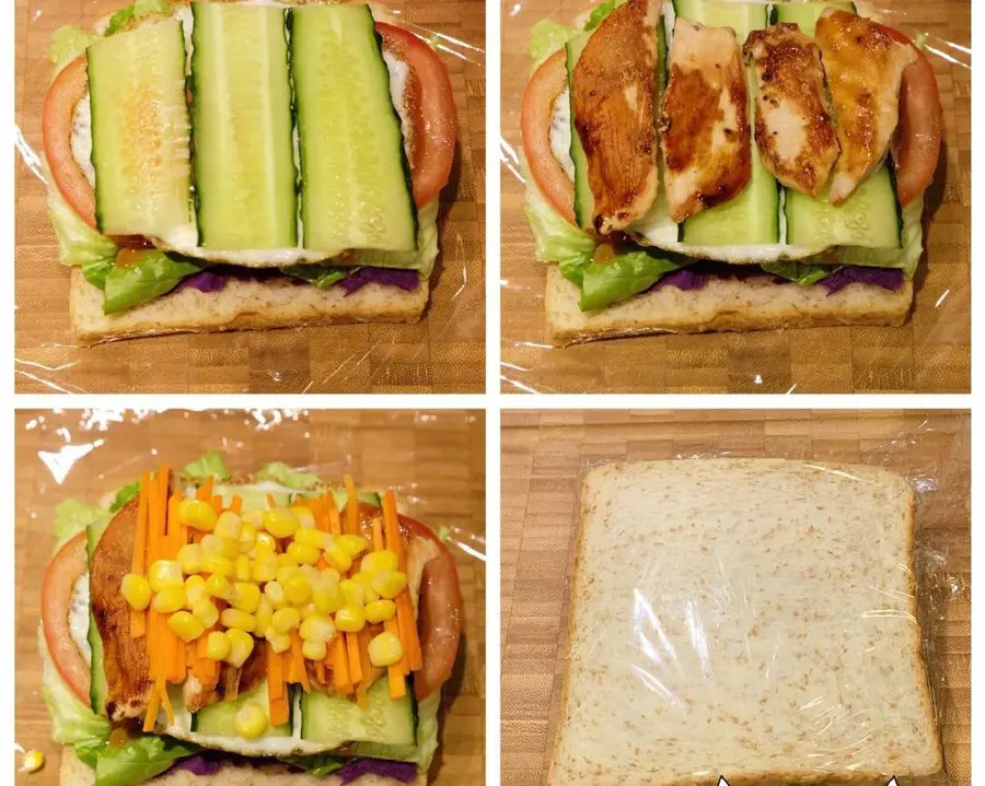 ã€The best formula for fat loss fast hand sandwichã€‘ step 0