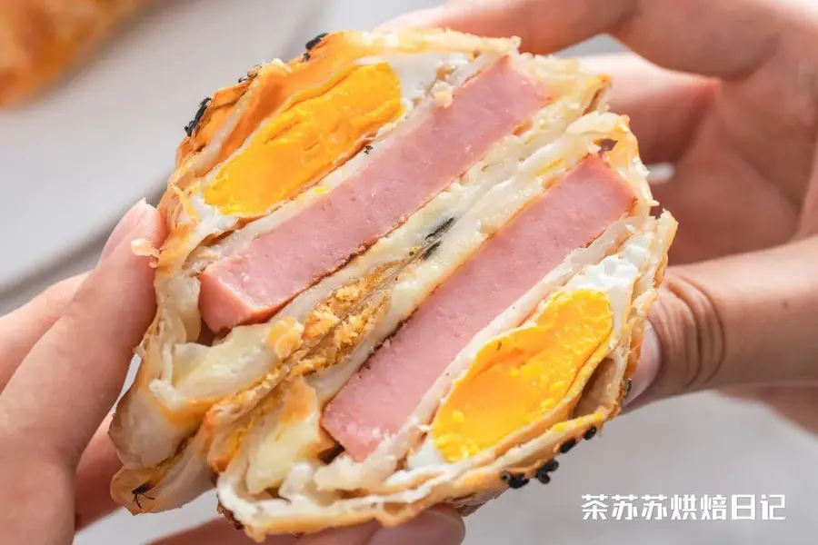 ã€Finger Cake Sandwichã€‘Lazy breakfast, air fryer version step 0