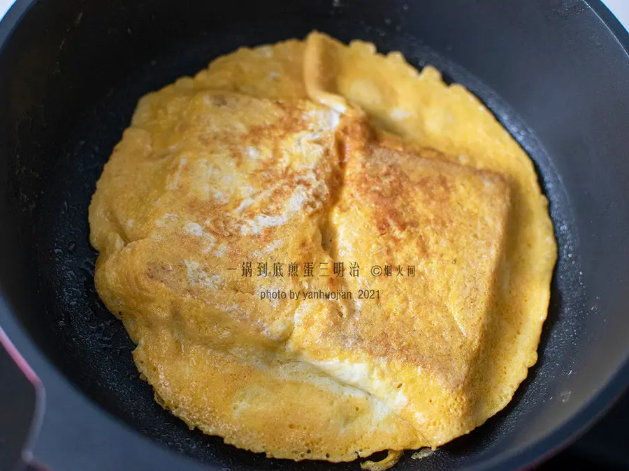  Super simple and fast breakfast|One pot to the end! Cheese omelette, sandwich step 0