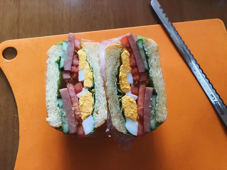 With all the nutrients in place, your day starts with a sandwich  step 0