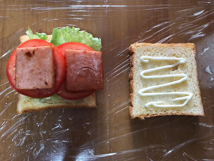 With all the nutrients in place, your day starts with a sandwich  step 0