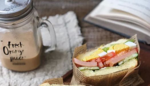 With all the nutrients in place, your day starts with a sandwich 