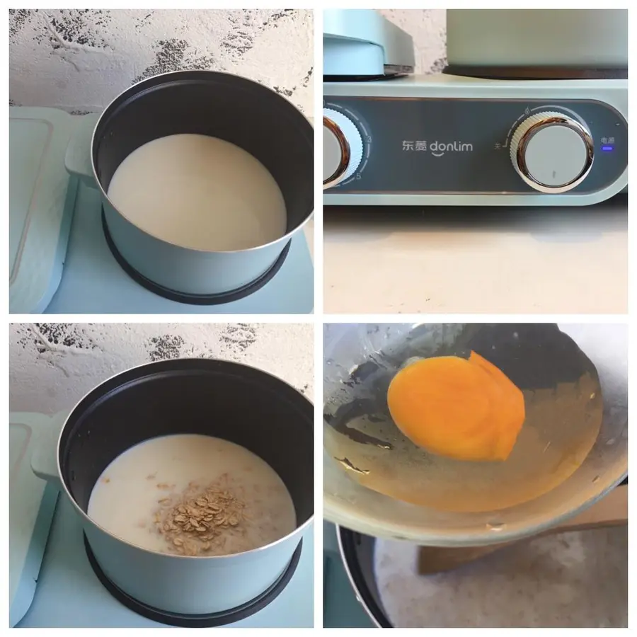 Dongling Sandwich Breakfast Machine|Banana Chocolate Sandwich + Milk Oatmeal Egg Porridge step 0