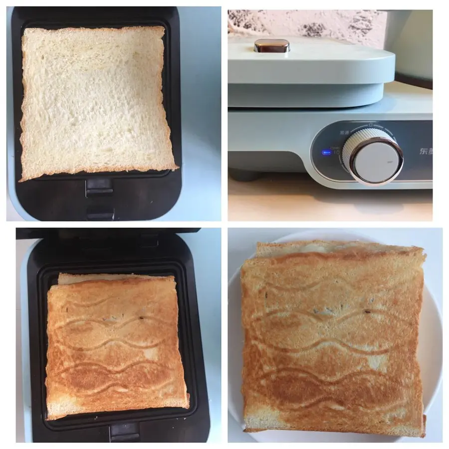 Dongling Sandwich Breakfast Machine|Banana Chocolate Sandwich + Milk Oatmeal Egg Porridge step 0