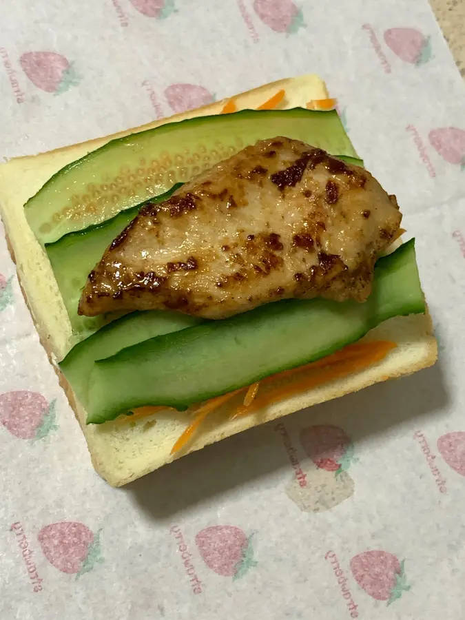 Kitty Breakfast ã€Chicken Cutlet Sandwichã€‘ step 0