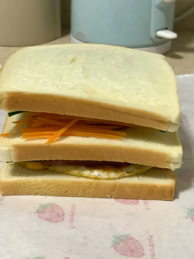 Kitty Breakfast ã€Chicken Cutlet Sandwichã€‘ step 0