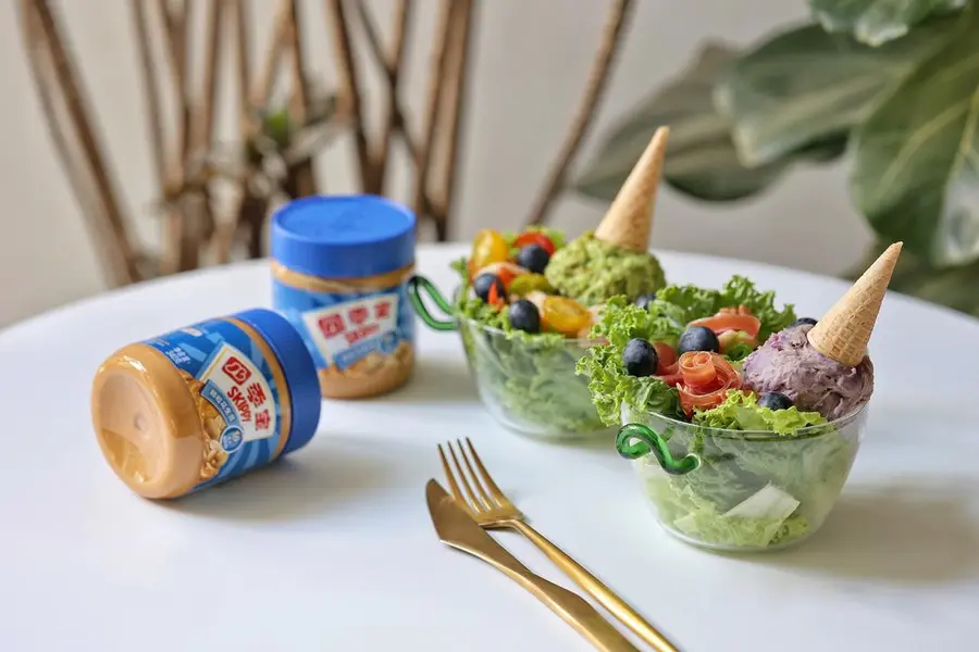 2 peanut butter salad bowls â€“ refreshing and fun for a summer  step 0