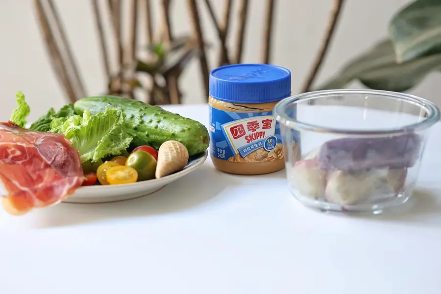 2 peanut butter salad bowls â€“ refreshing and fun for a summer  step 0