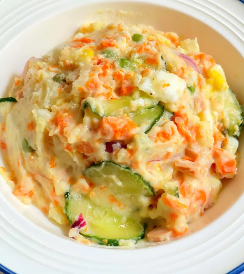  Pop a delicious egg mashed potato salad