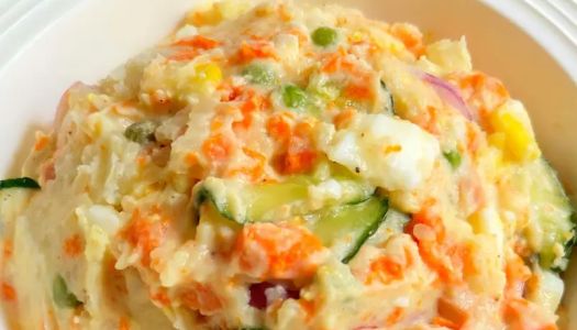  Pop a delicious egg mashed potato salad