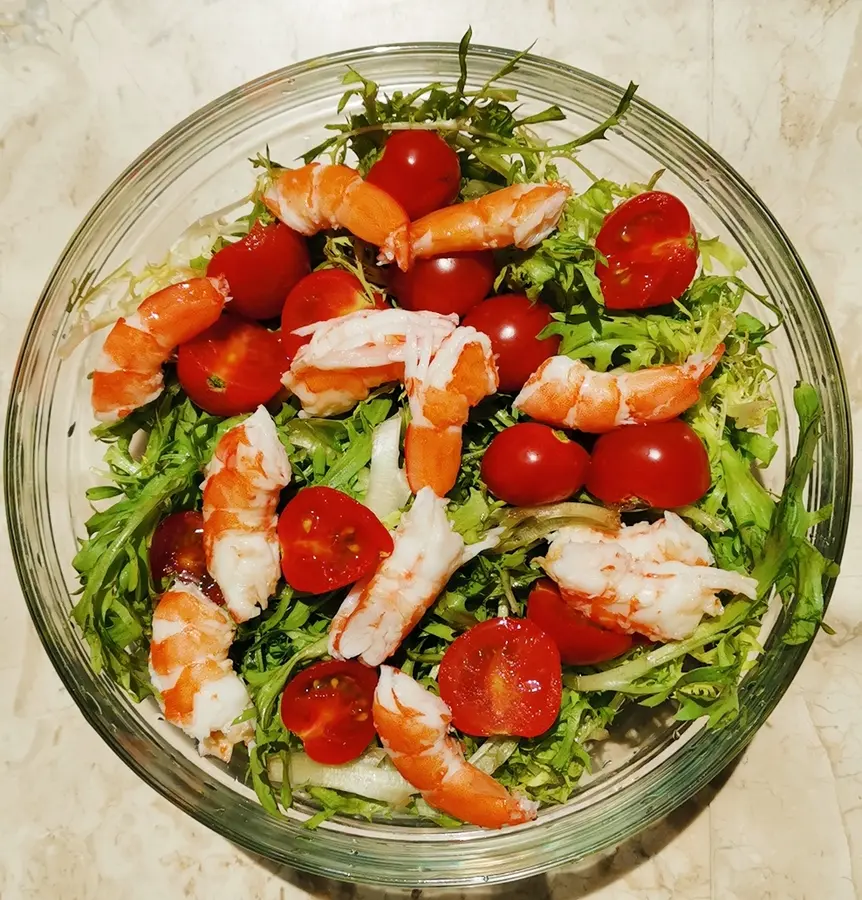 Summer fitness fat loss salad step 0