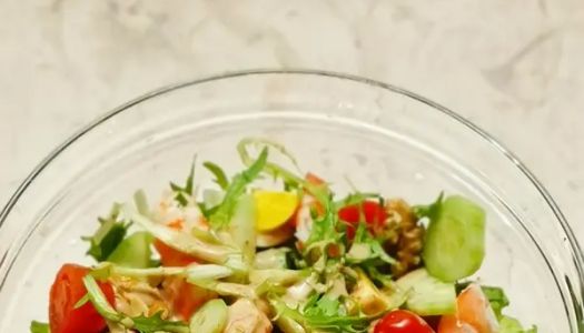 Summer fitness fat loss salad