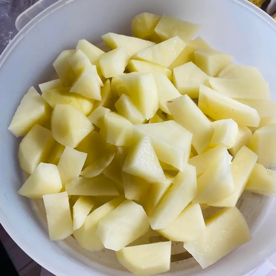  Super tasty potato salad  step 0