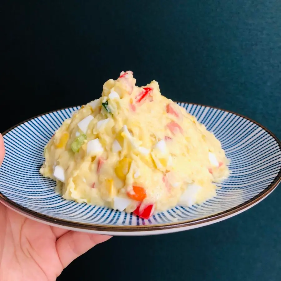 Japanese Mashed Potato Salad (Easy to Learn, Fitness Meal Replacement) step 0