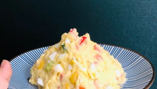 Japanese Mashed Potato Salad (Easy to Learn, Fitness Meal Replacement)