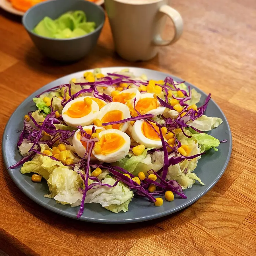 Vegetable salad with vinaigrette, a hundred ways to make simple beauty with low calories step 0