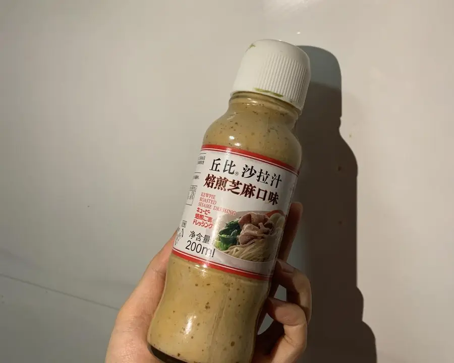 Kewpie pan-baked tahini salad dressing (heated sterile version)