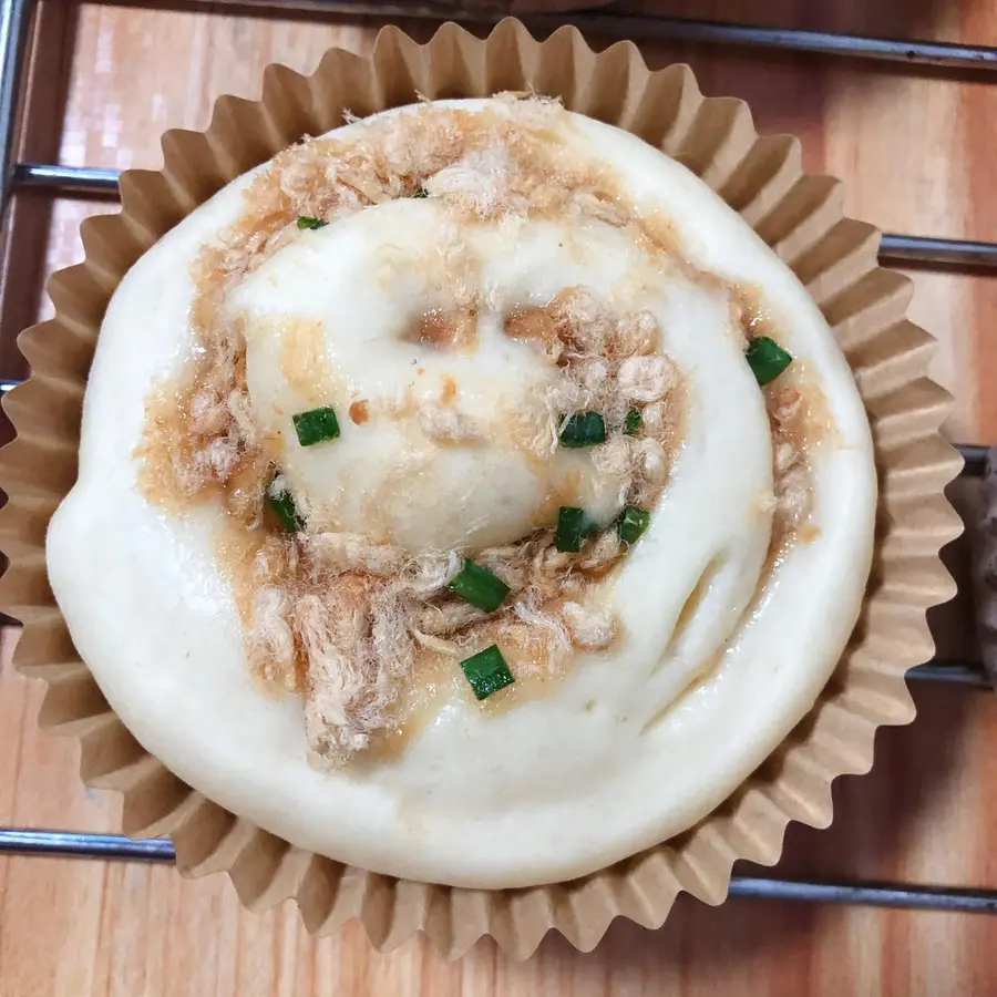 Salad meat floss bread  step 0