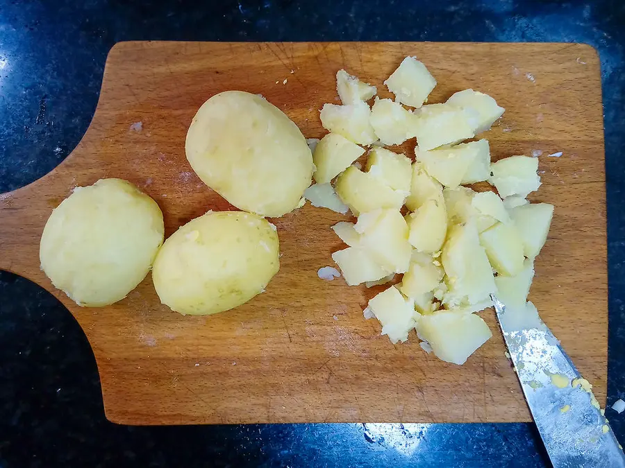 Simple and unpretentious potato salad step 0