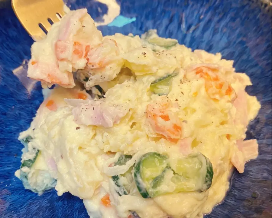 Authentic Japanese-style potato salad